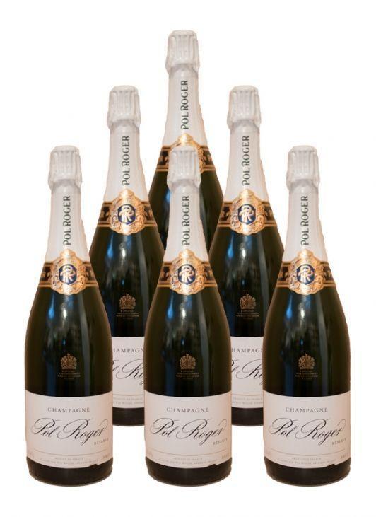 Champagne Pol Roger Brut Réserve Pol Roger 6er Paket