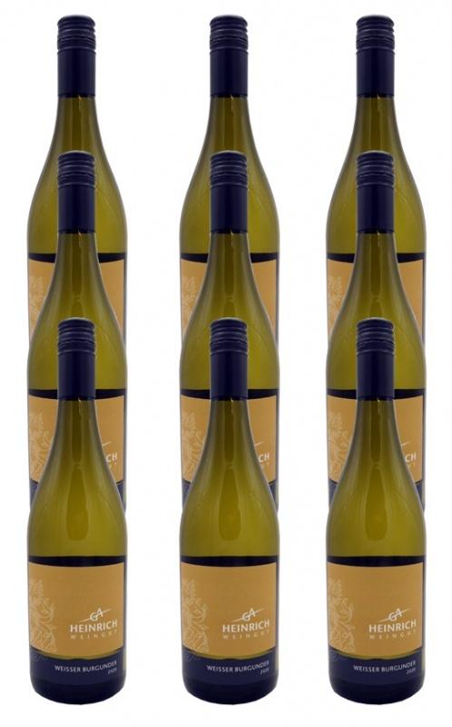 2020 Weißer Burgunder trocken  Weingut G.A. Heinrich 9er Paket
