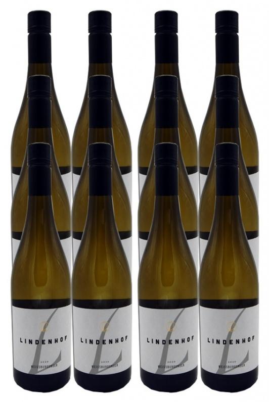 2020 Weissburgunder trocken Lindenhof 12er Paket