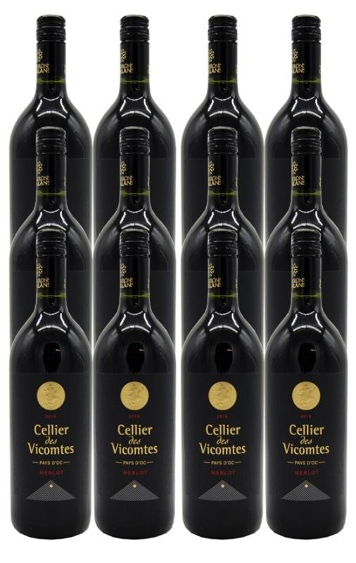 2024 Cellier des Vicomtes Merlot Vignerons Catalans 12er Paket