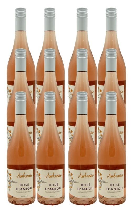 2024 Ambroisie Rose d'Anjou Caves de la Loire 12er Paket