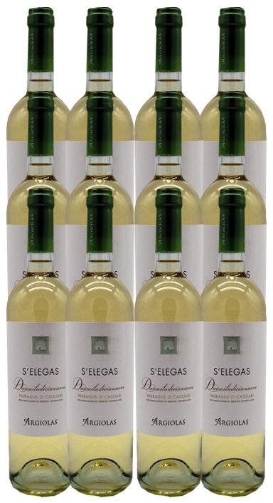 2022 S'elegas Nuragus di Cagliari Bianco Argiolas 12er Paket