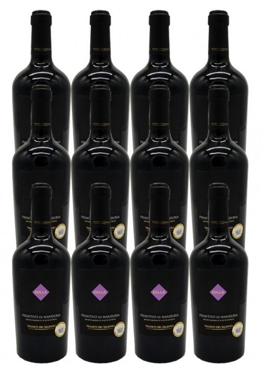 2021 Primitivo di Manduria -ZOLLA-  Vigneti-Zabu-Farnese 12er Paket
