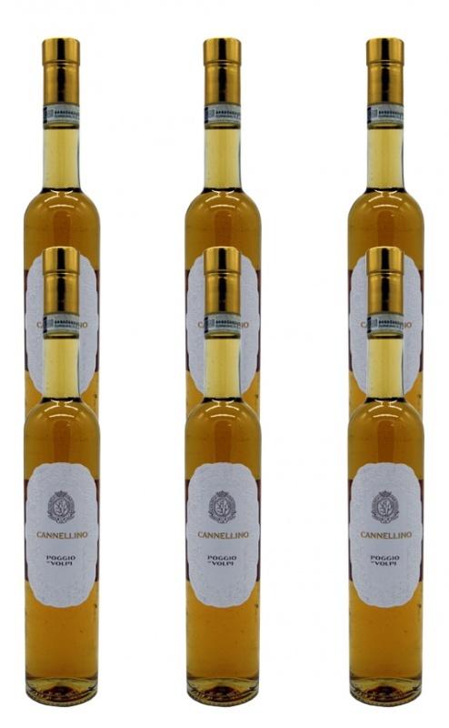 2016 Cannellino Frascati Bianco Dolce Poggio Le Volpi 6er Paket