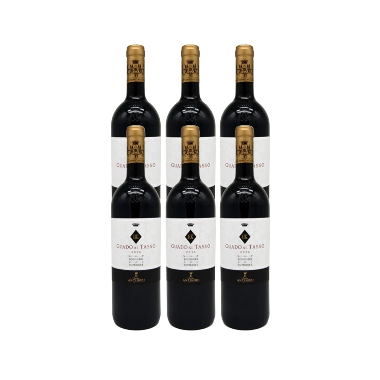 2021 Bolgheri DOC Superiore Guado al Tasso Marchesi Antinori pack of 6