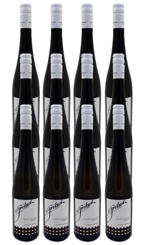 2019 Kalmuck Grüner Veltliner Federspiel Gritsch Weingut FJ Gritsch MAURITIUSHOF 12er Paket