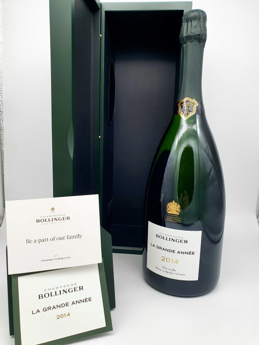 2014 Brut Champagne La Grande Année -Magnum Gift Box 1st place of the top wines 2022 Dunnuck! in gift box Bollinger