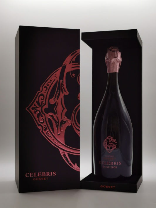 2008 Gosset Champagne Cuvee Celebris Rose Extra Brut mit Geschenkbox Gosset Champagner