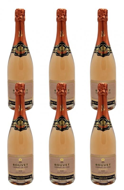 Crémant de Loir Rosé Brut - Excellence Bouvet-Ladubay 6-pack