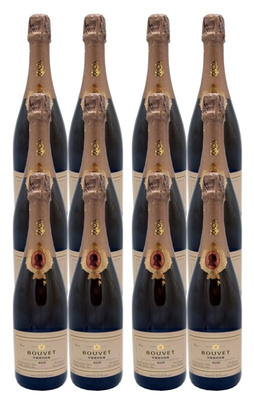 Tresor Rosé Brut  Bouvet-Ladubay 12er Paket