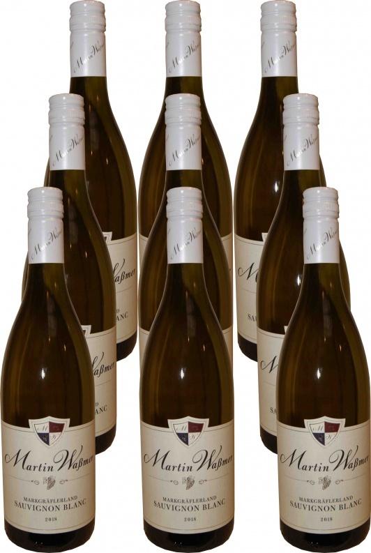 2018 Sauvignon Blanc Markgräflerland Trocken Martin Waßmer 9er Paket