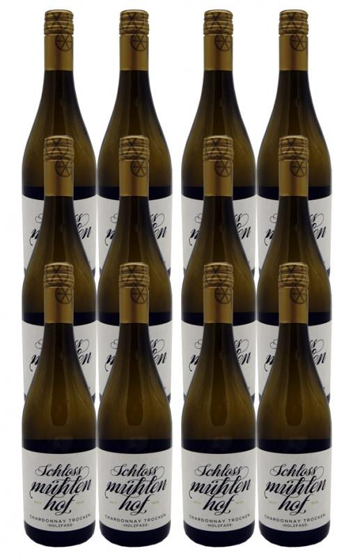 2019 Chardonnay -Holzfass- Schlossmühlenhof 12er Paket