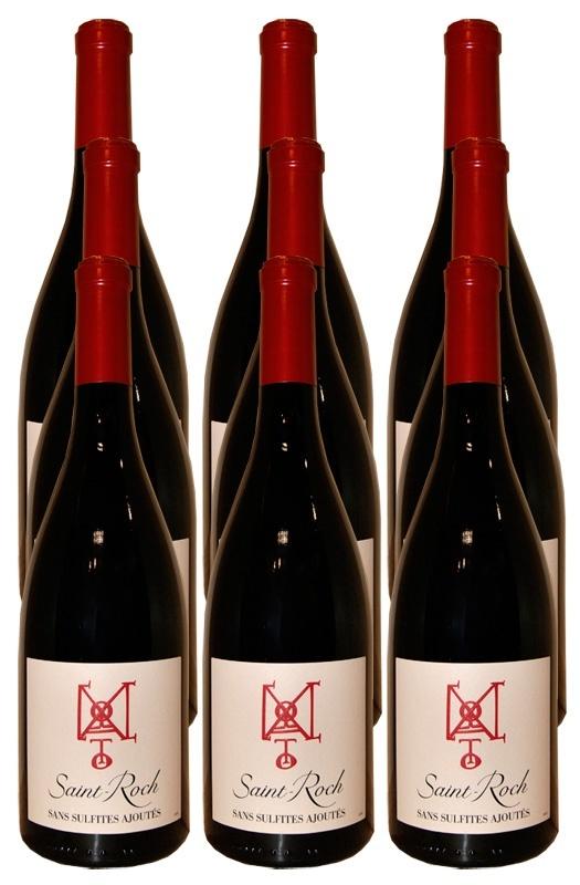 2018 roug nature  SANS SULFITES AJOUTES Château Saint-Roch 9er Paket