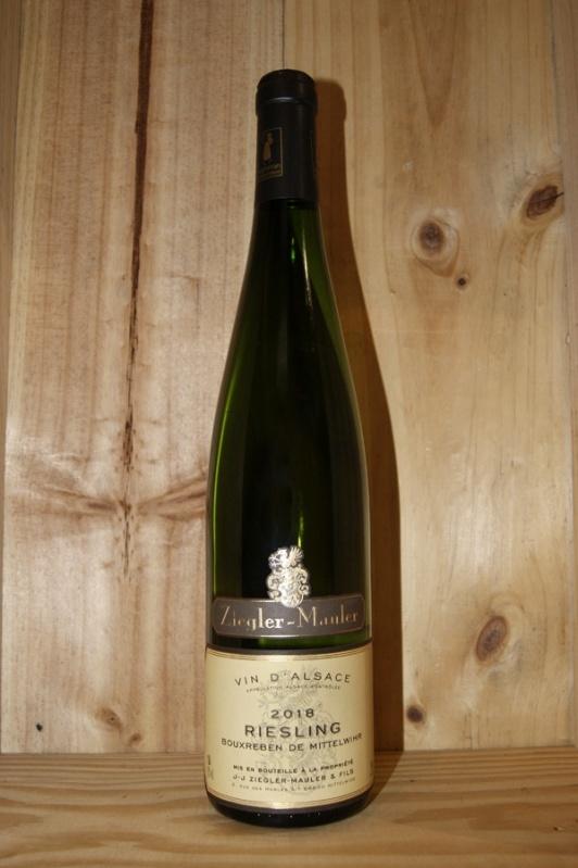 2018 Riesling Bouxreben de Mittelwhir Ziegler - Mauler &amp; Fils