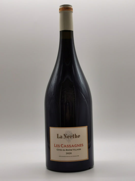 2020 Les Cassagnes Rhone Villages Rouge Magnum Chateau La Nerthe