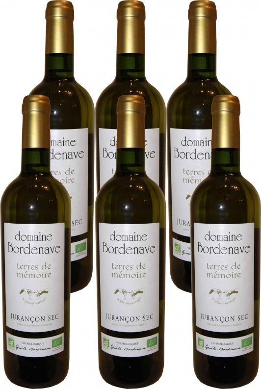 2017 Terres de Mémoire - Jurançon Sec Domaine Bordenave 6er Paket