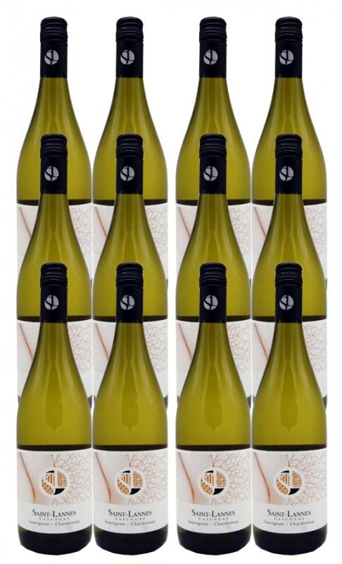 2023 Sauvignon-Chardonnay Côtes de Gascogne blanc Saint-Lannes 12-pack