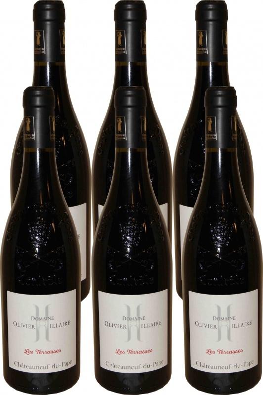 2016 Châteauneuf du Pape Les Terrasses Rouge Olivier Hillaire 6 pack