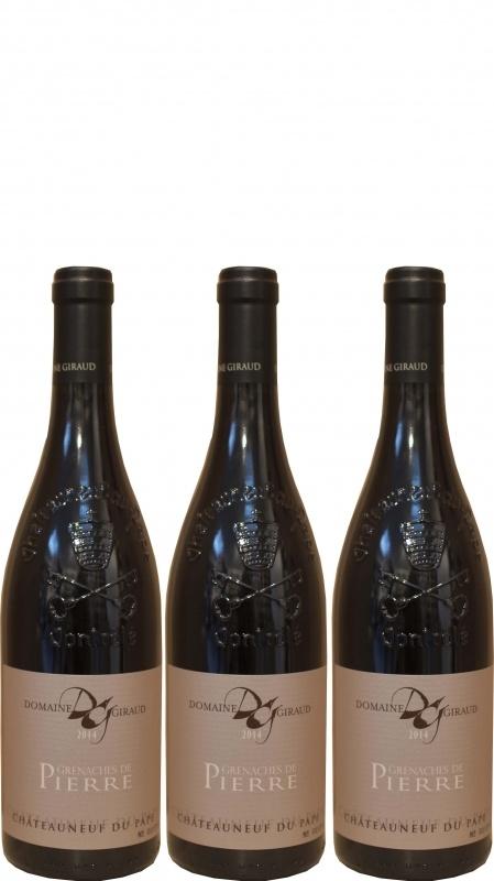 2014 Châteauneuf du Pape - Les Grenaches de Pierre  Domaine Giraud 3er Paket