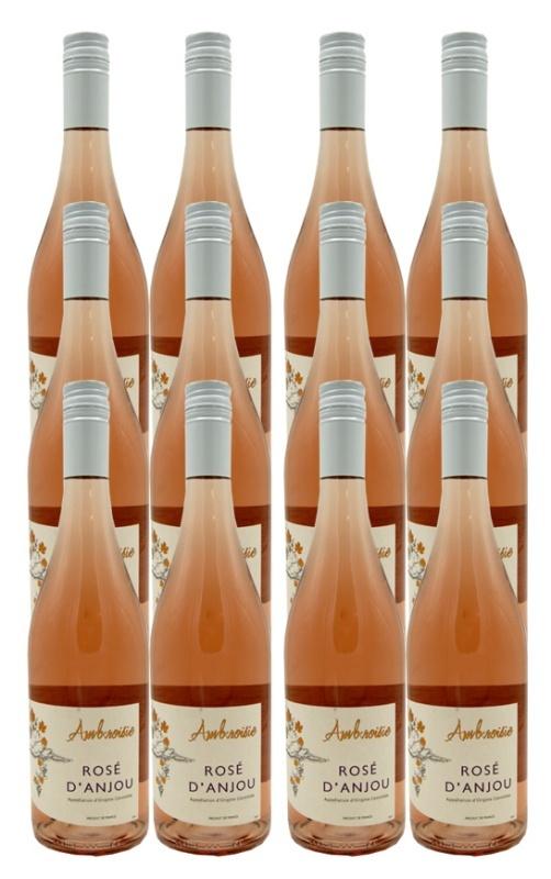 2023 Ambroisie Rose d'Anjou Caves de la Loire 12er Paket