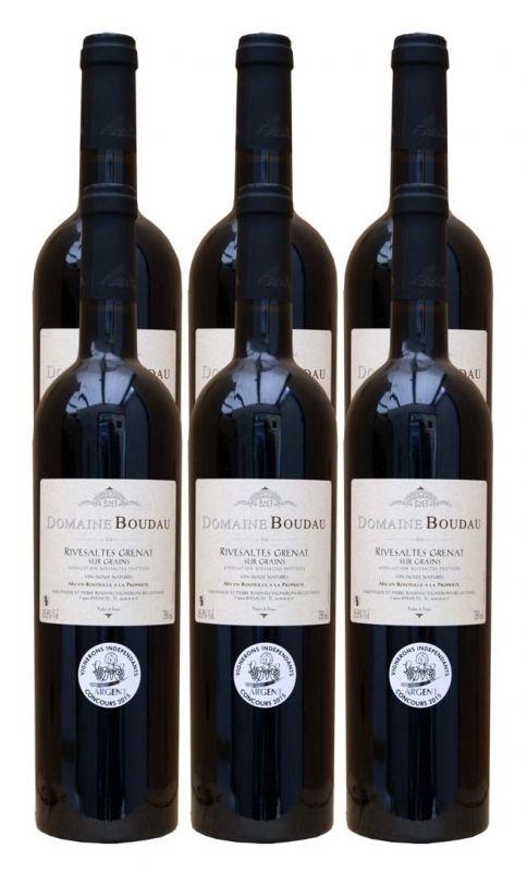 2018 Rivesaltes Grenat Sur Grains rouge Boudau 6 pack