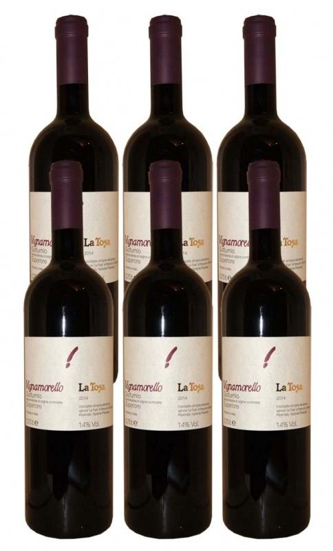 2014 Gutturnio Vignamorello Superiore Rosso La Tosa 6 pack