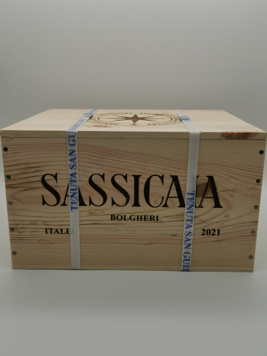 2021 Sassicaia 6er Holzkiste San Guido