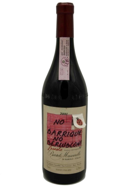 2000 Barolo Artist Label 'No Barrique No Berlusconi' Bartolo Mascarello