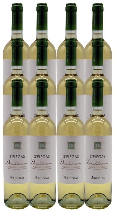 2021 S'elegas Nuragus di Cagliari Bianco Argiolas Pack of 12