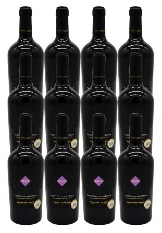 2020 Primitivo di Manduria -ZOLLA-  Vigneti-Zabu-Farnese 12er Paket