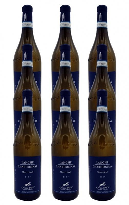 2019 Langhe Chardonnay sermine Ca' del Baio 9 pack