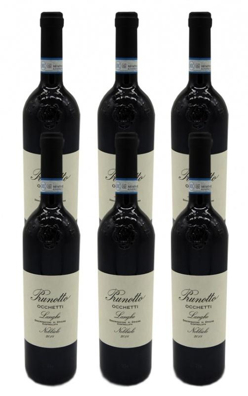 2018 Occhetti Nebbiolo d'Alba Prunotto Prunotto pack of 6