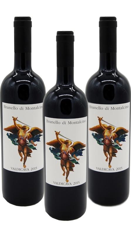 2015 Brunello di Montalcino Tenuta Valdicava 3er Paket