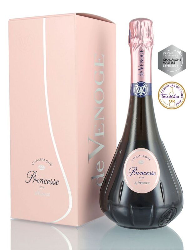 De Venoge Champagne Princesse Rose  in Geschenkkarton