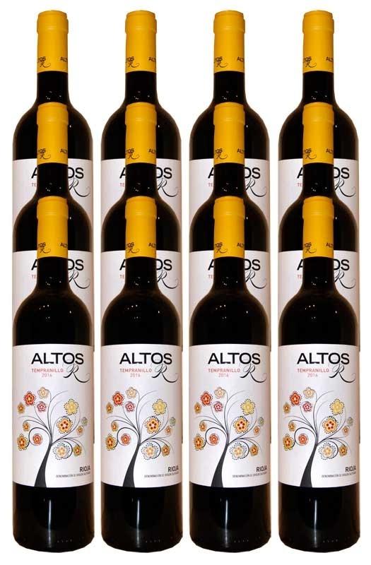 2018 Altos R Rioja Tempranillo Oak aged Altos de Rioja 12 pack